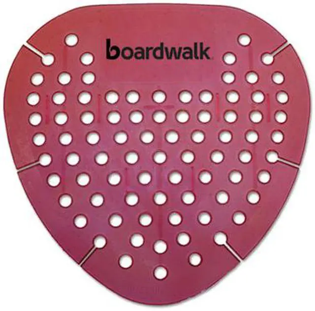 Alt view image 7 of 14 - Boardwalk Gem Urinal Screens, Spiced Apple Scent, Red, 12/Box GEMSAP