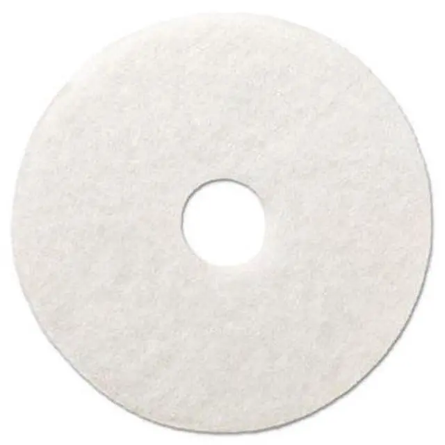 Alt view image 9 of 14 - Standard 24-Inch Diameter Polishing Floor Pads, White BWK4024WHI