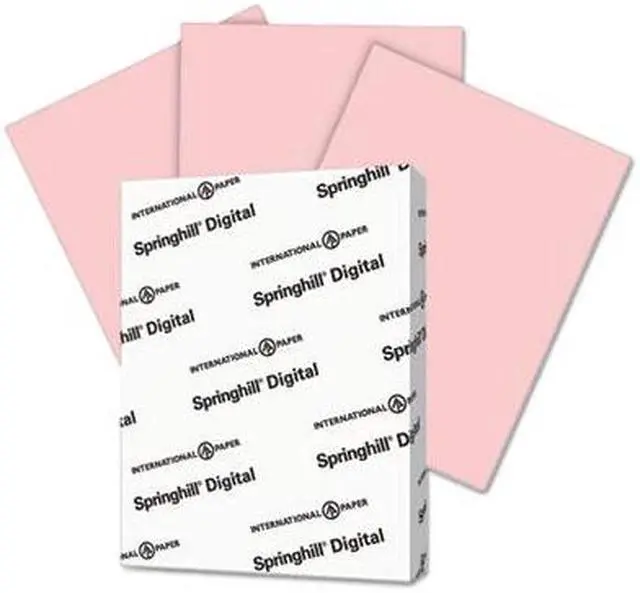 Alt view image 4 of 5 - Springhill Digital Vellum Bristol Color Cover 67 lb 8 1/2 x 11 Pink 250 Sheets