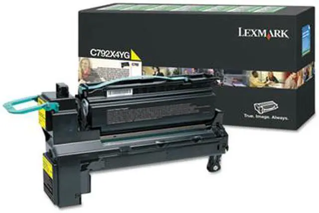 Alt view image 10 of 16 - Lexmark C792X4YG Extra High Yield Return Program Toner Cartridge - Yellow
