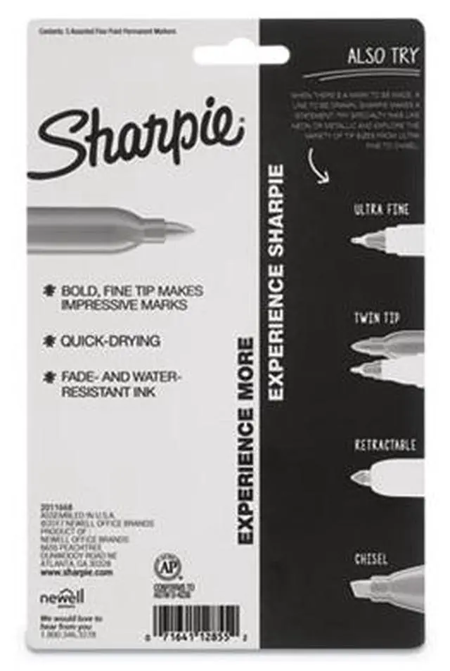 Alt view image 5 of 6 - Sharpie Cosmic Color Permanent Markers  Medium Bullet Tip  Assorted Colors