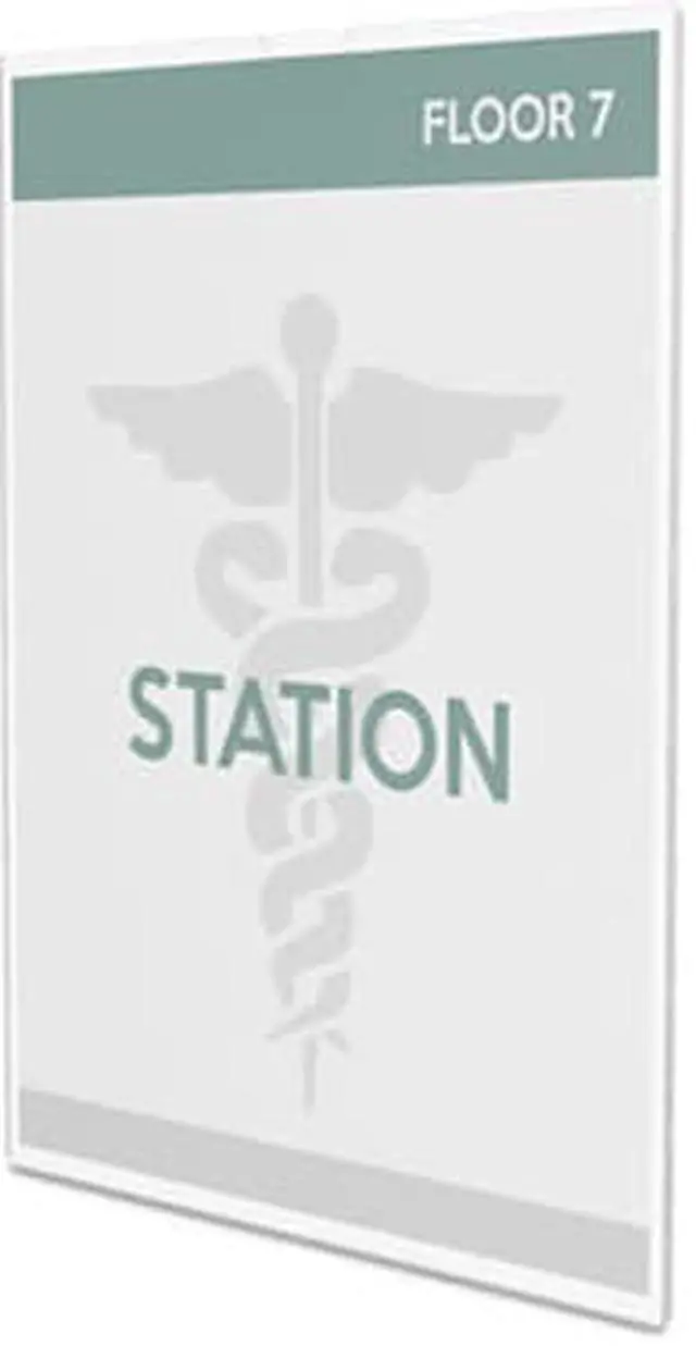 Alt view image 11 of 18 - deflecto Superior Image Cubicle Sign Holder 8 1/2 x 11 Clear 588601