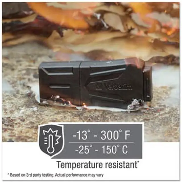 Alt view image 7 of 18 - VERBATIM AMERICA, LLC 16GB TOUGHMAX USB FLASH DRIVE 70000