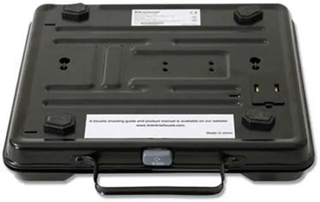 Alt view image 6 of 14 - Salter Brecknell GP250 Brecknell Electromechanical Digital Bench Scale - 250 Lb / 110 Kg Maximum Weight Capacity - Ribbed, Steel - Black