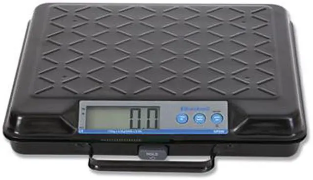 Alt view image 4 of 14 - Salter Brecknell GP250 Brecknell Electromechanical Digital Bench Scale - 250 Lb / 110 Kg Maximum Weight Capacity - Ribbed, Steel - Black