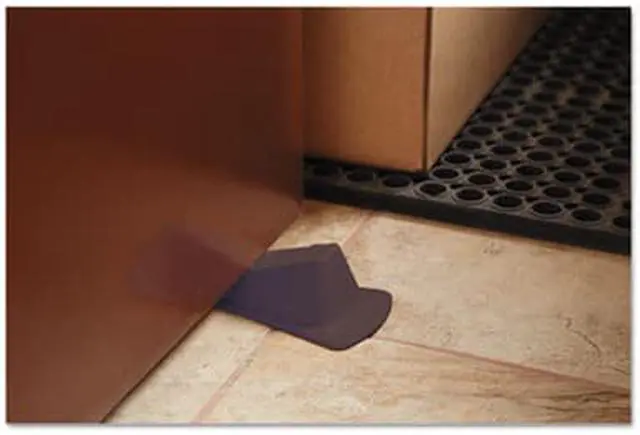 Alt view image 7 of 12 - Master Caster Doorstop,N-Slip,Giant,Bn 00964