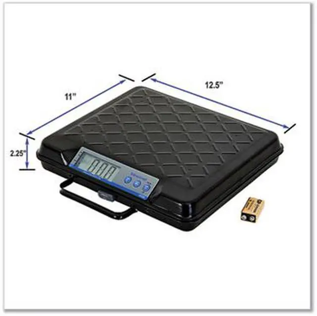 Alt view image 7 of 14 - Salter Brecknell GP250 Brecknell Electromechanical Digital Bench Scale - 250 Lb / 110 Kg Maximum Weight Capacity - Ribbed, Steel - Black