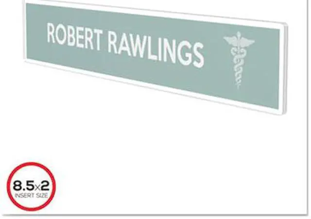 Alt view image 7 of 15 - deflecto Superior Image Cubicle Sign Holder 8 1/2 x 2 Clear 587501