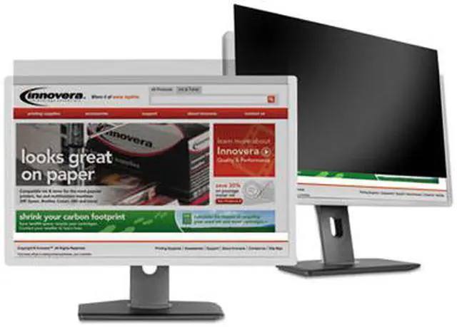Alt view image 6 of 13 - Innovera Blackout Privacy Filter for 27" Widescreen LCD Monitor 16:9 Aspect