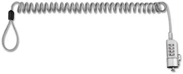Alt view image 13 of 20 - Compact Combination Laptop Lock, 6 ft Steel Cable 64670