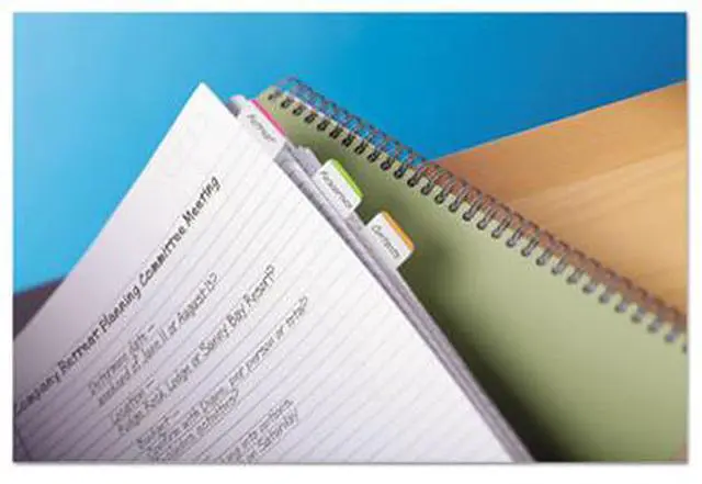Alt view image 8 of 18 - Post-It Tabs Flag,Durable Filing,Ast 686LPGO