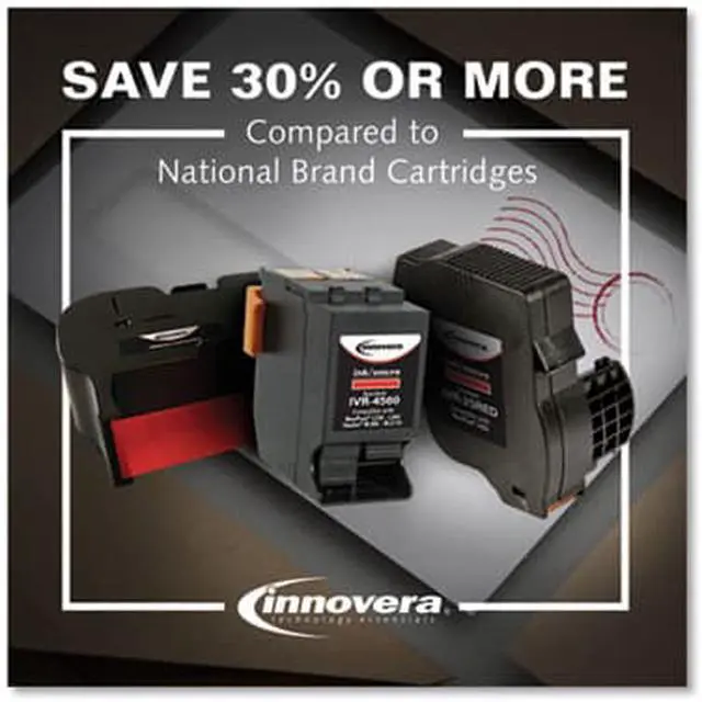 Alt view image 6 of 16 - Innovera 7970 Red Ink Cartridges, 800 Pages, Compatible with Pitney Bowes Printer