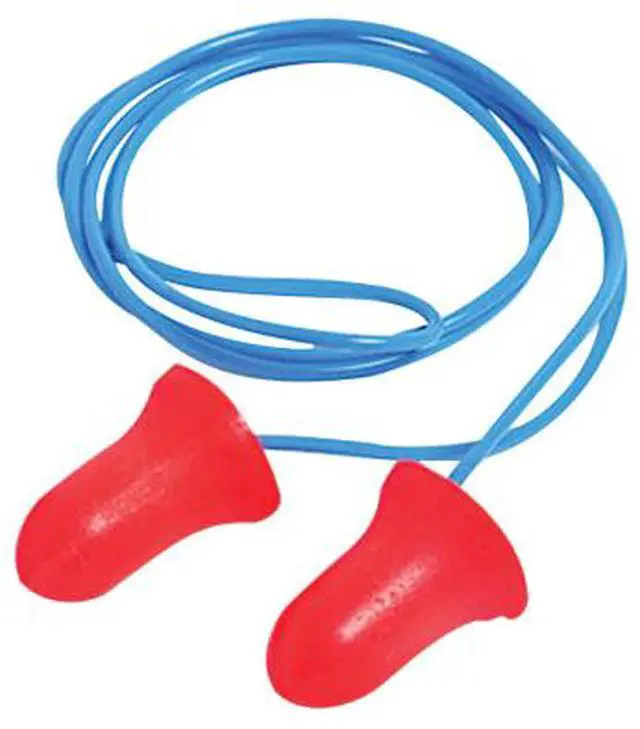 Alt view image 8 of 13 - Max® Disposable Earplugs, Foam, Coral, Corded