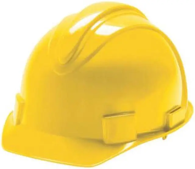 Alt view image 6 of 7 - Hard Hat, FrtBrim, Slotted, 4Rtcht, Yellow