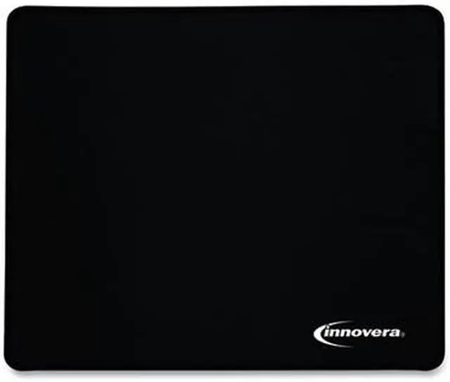 Alt view image 12 of 20 - Innovera Large Mouse Pad Nonskid Base 9 7/8 x 11 7/8 x 1/8 Black 52600