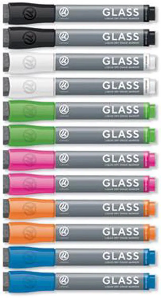 Alt view image 3 of 6 - U Brands Marker,Glass,Dry Erase 2913U0012