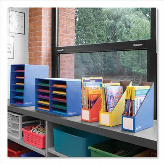 Alt view image 6 of 9 - Bankers Box 4" Magazine File Holders 3 PK/CT
