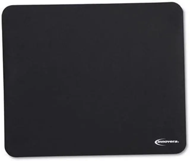 Alt view image 7 of 10 - Innovera IVR52448 Black Rubber Mouse Pad