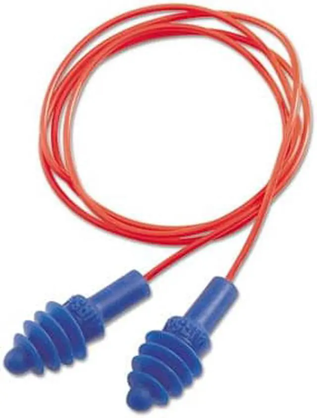 Alt view image 10 of 17 - HONEYWELL ENVIRONMENTAL Four Flanged Earplug Corded Red DPAS30R
