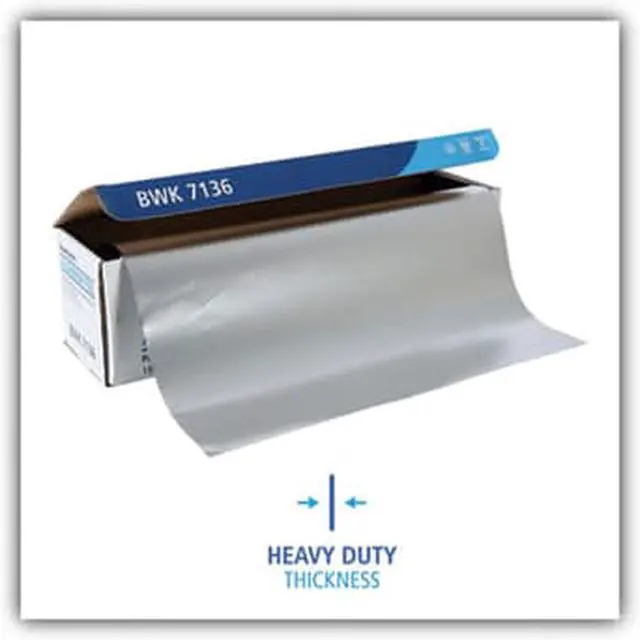 Alt view image 11 of 14 - Heavy-Duty Aluminum Foil Roll, 18" x 1,000 ft 7136
