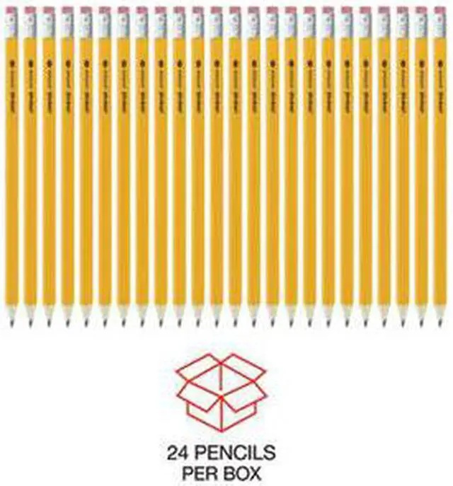 Alt view image 6 of 13 - Universal #2 Pre-Sharpened Woodcase Pencil HB #2 Yellow Barrel 24/Pack 55401