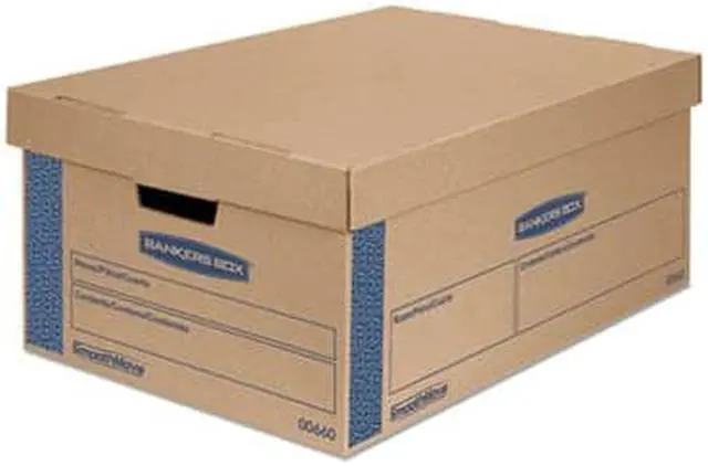 Alt view image 5 of 12 - Bankers Box SmoothMove Prime Large Moving Boxes Lift Lid 24l x 15w x 10h Kraft
