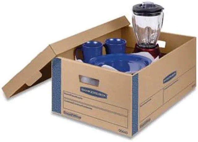 Alt view image 7 of 12 - Bankers Box SmoothMove Prime Large Moving Boxes Lift Lid 24l x 15w x 10h Kraft