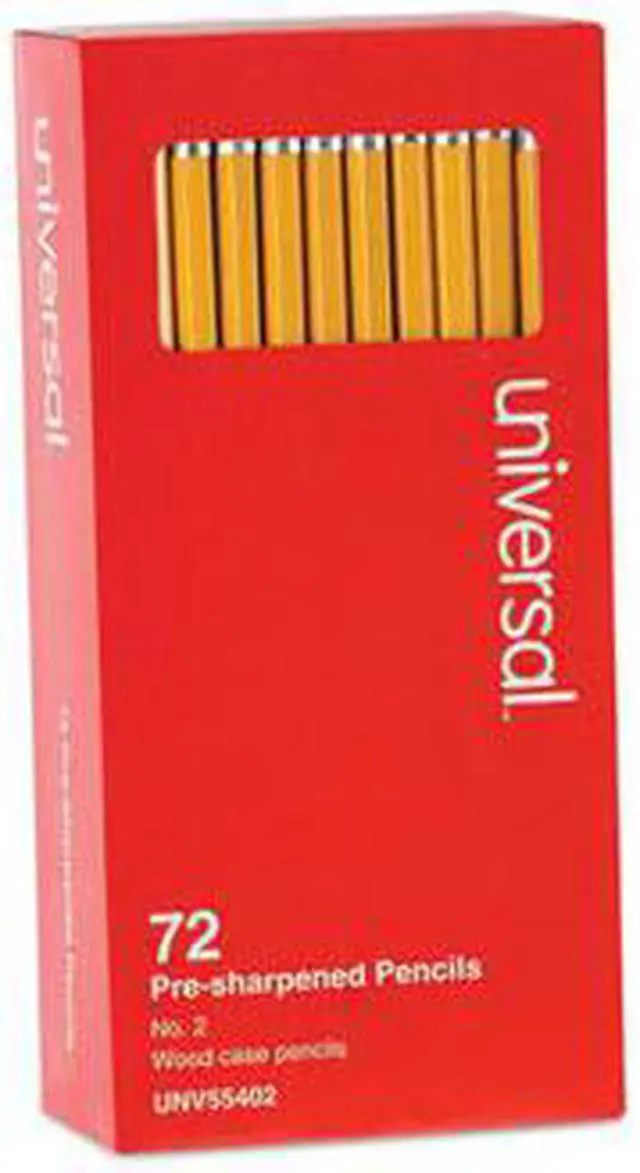 Alt view image 5 of 14 - Universal Pencil,Sharpened,72/Pk,Yl 55402