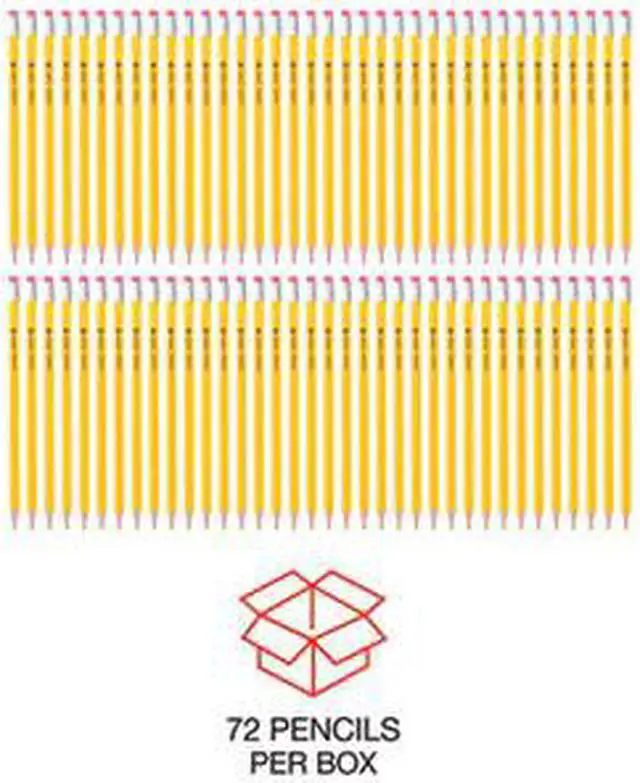 Alt view image 7 of 14 - Universal Pencil,Sharpened,72/Pk,Yl 55402