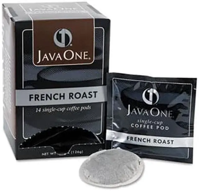 Alt view image 5 of 8 - Java One Single Cup French Roast Ground Coffee Regular .3 oz. 14 Pods JTC30806