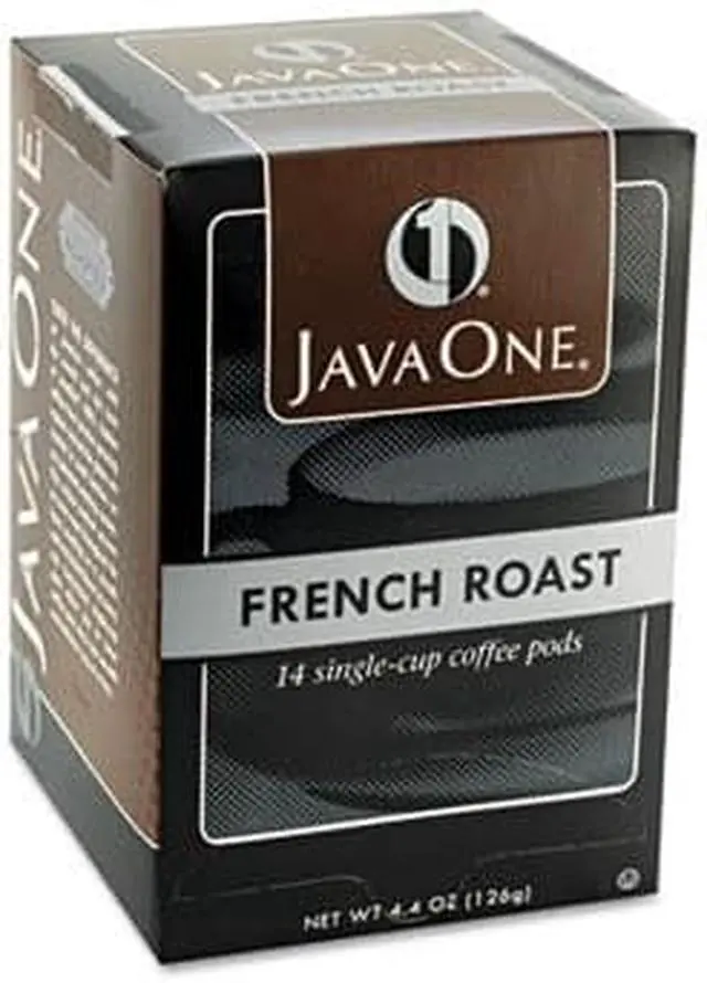 Alt view image 6 of 8 - Java One Single Cup French Roast Ground Coffee Regular .3 oz. 14 Pods JTC30806