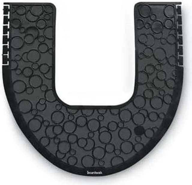 Alt view image 12 of 12 - Commode Mat 2.0, Absorbant, Rubber, 22 x 22, Black, 6/Carton CMBB