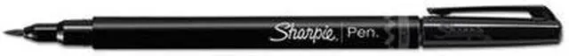 Alt view image 4 of 12 - Sharpie Brush Tip Pens Fine Brush Tip Black 12/PK 2011280