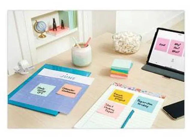 Alt view image 7 of 15 - 3M R33018APCP Post-it Pop-up Notes Original Pop-up Refill, Marseille Collection, 18 / Pack