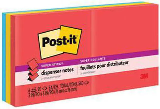 Alt view image 8 of 20 - Post-it Pop-up 3 x 3 Note Refill Marrakesh 90-Sheet 6/Pack R3306SSAN