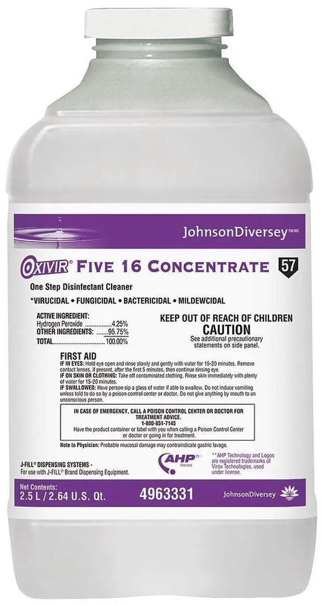 Alt view image 2 of 4 - DIVERSEY 4963331 Cleaner and Disinfectant,PK2