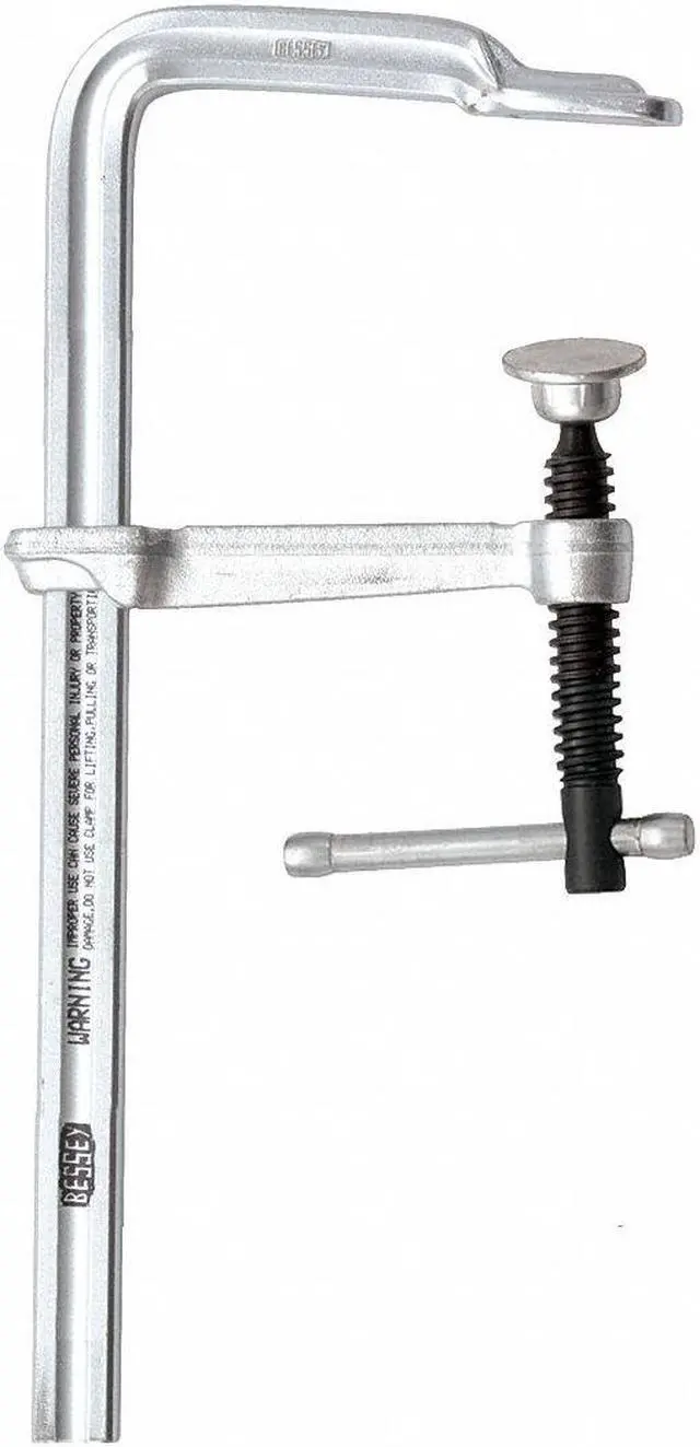 Alt view image 3 of 3 - BESSEY MMS-12 12 in Bar Clamp Steel Handle and 2 1/4 in Throat Depth