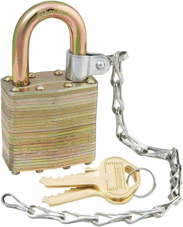 Alt view image 2 of 2 - MASTER LOCK 6001NKAS6FLCNUS Padlocks, Keyed Alike, Standard Shackle,