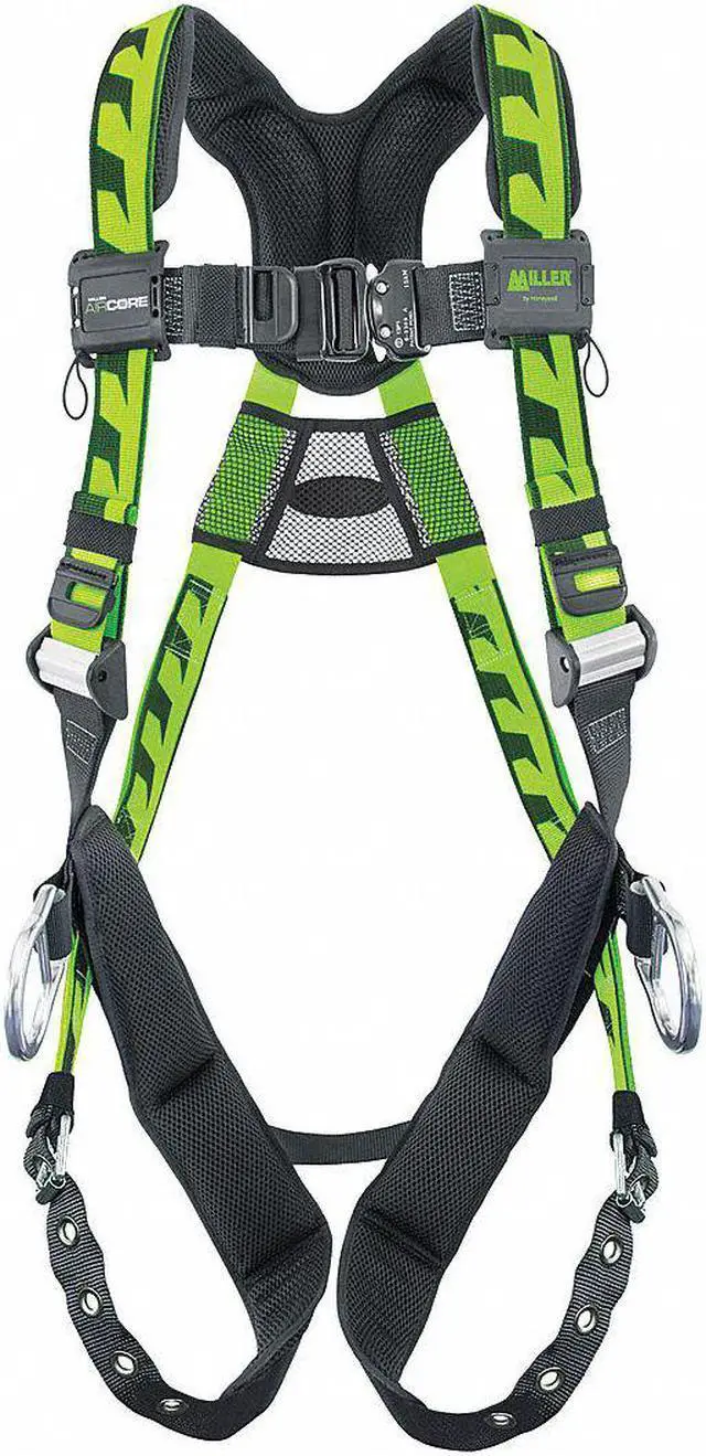 Alt view image 2 of 2 - HONEYWELL MILLER ACA-TB2/3XLGN Full Body Harness, Vest Style, 2XL/3XL,