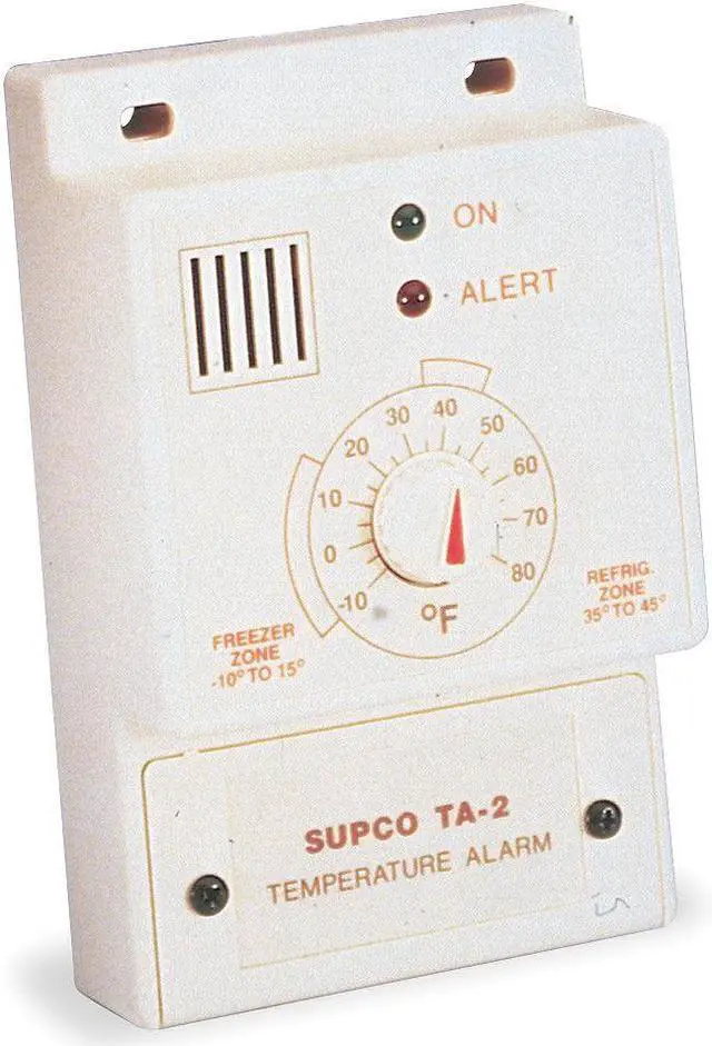 Alt view image 2 of 3 - Temperature Alarm,-10 to 80F SUPCO TA2