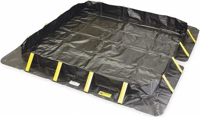 Alt view image 2 of 2 - ENPAC 48-12121-BK-SU Snap Wall Containment Brm,1077gal