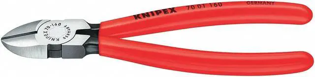 Alt view image 3 of 6 - Knipex 70-01-160 6.3" Diagonal Cutters - Plastic Grip