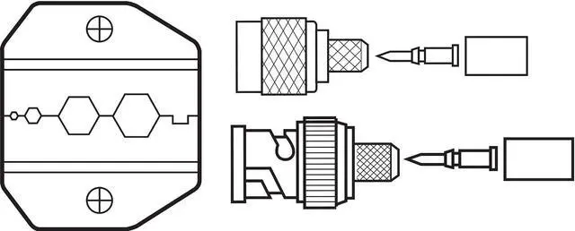 Alt view image 3 of 4 - IDEAL 30-587 Replacement Die,For RG58 And RG174