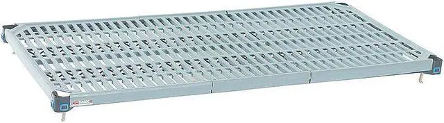 Alt view image 2 of 4 - METRO MQ2448G Plastic Shelf, Ventilated Style, 24 in D, 48 in W, 1 13/16 in H,