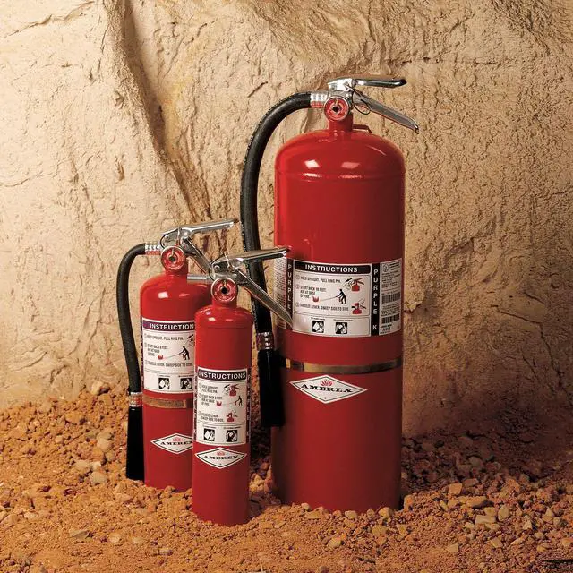 Alt view image 2 of 5 - AMEREX B410T Fire Extinguisher, 10B:C, Purple K, 2.5 lb