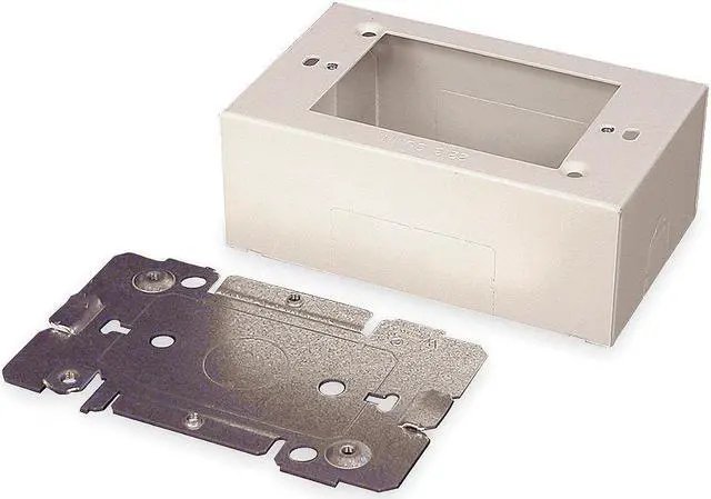 Alt view image 2 of 3 - LEGRAND V2448 Device Box, 2400 Series, 1.75 in H, 4-3/4 in L, Ivory