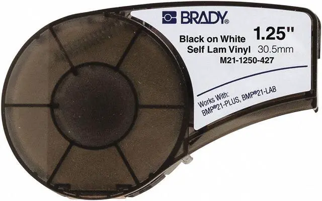 Main image of Brady Label Cartridge for BMP21 Series Printers, White/Translucent