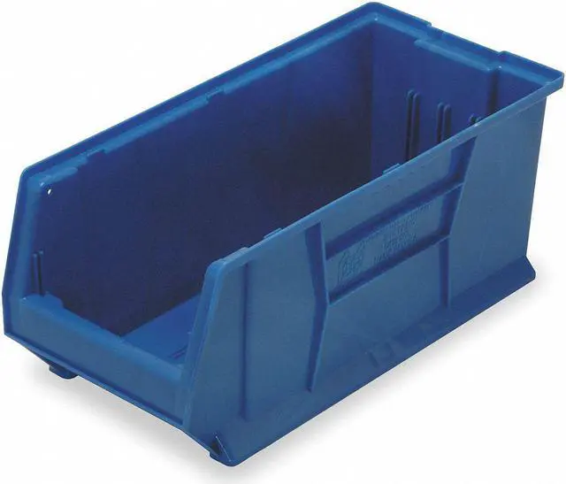 Main image of QUANTUM STORAGE SYSTEMS QUS973BL Storage Bin, Polypropylene/Polyethylene, Blue,