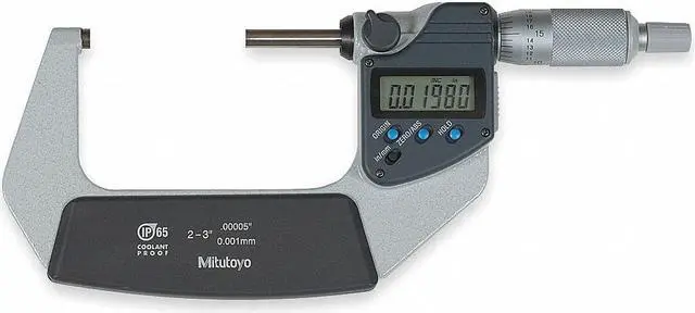 Alt view image 2 of 2 - MITUTOYO 293-332-30 Digital Micrometer,2 to 3In,0.00005,Ratchet