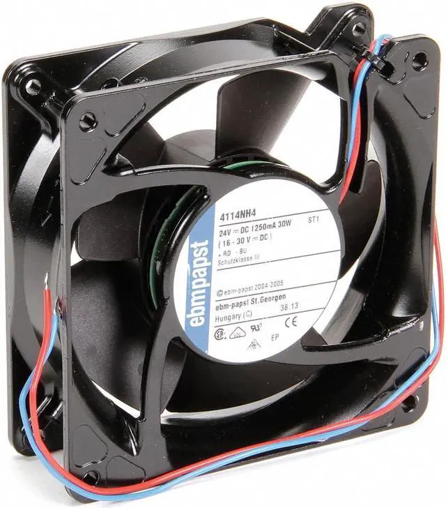 Alt view image 2 of 3 - Ebm-Papst Axial Fan,Square,119 mm H,209 CFM HAWA 4114NH4